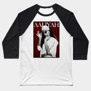 Aaliyah art drawing Baseball T-Shirt